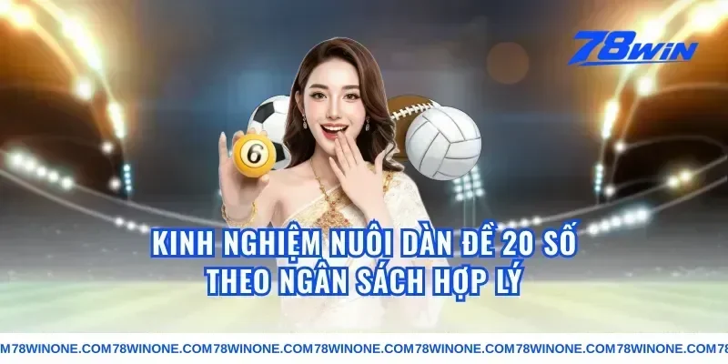 Kinh nghiệm nuôi dàn đề 20 số theo ngân sách hợp lý